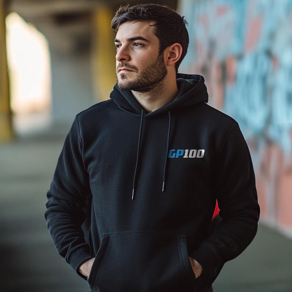 Suzuki GP100 Inspired Hoodie - Motorcycle Sweatshirt for Riders