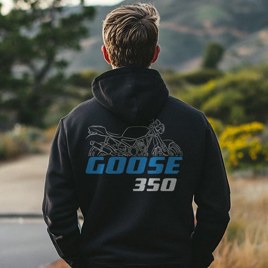 Suzuki Goose 350 Inspired Hoodie - Motorcycle Sweatshirt for Riders