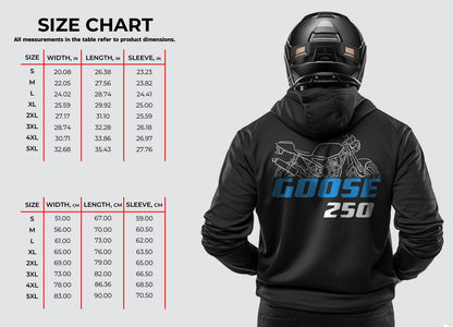 Suzuki Goose 250 Inspired Hoodie - Motorcycle Sweatshirt for Riders