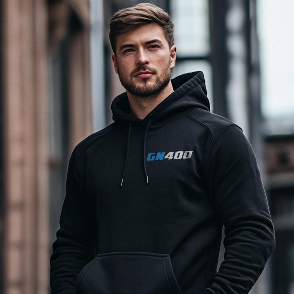 Suzuki GN400 Inspired Hoodie - Motorcycle Sweatshirt for Riders