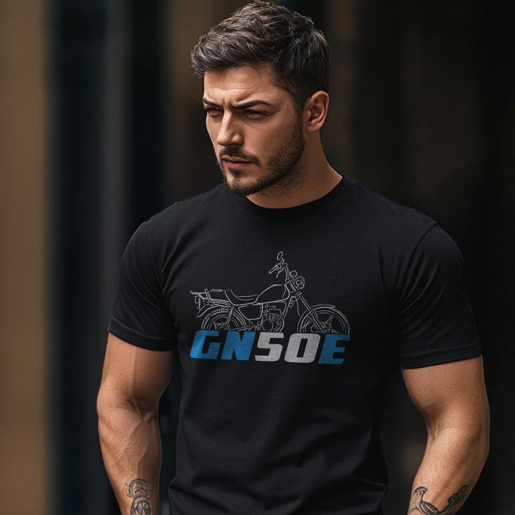 Suzuki GN50E 1981 - 1983 Inspired T-Shirt - Motorcycle Tee Shirt for Riders