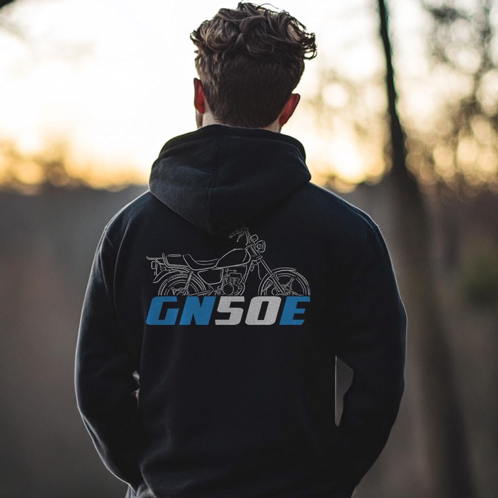 Suzuki GN50E 1981 - 1983 Inspired Hoodie - Motorcycle Sweatshirt for Riders