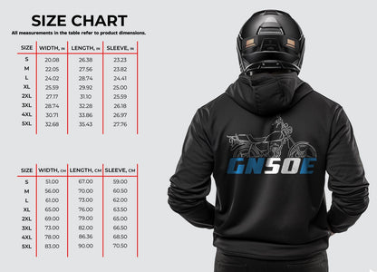 Suzuki GN50E 1981 - 1983 Inspired Hoodie - Motorcycle Sweatshirt for Riders