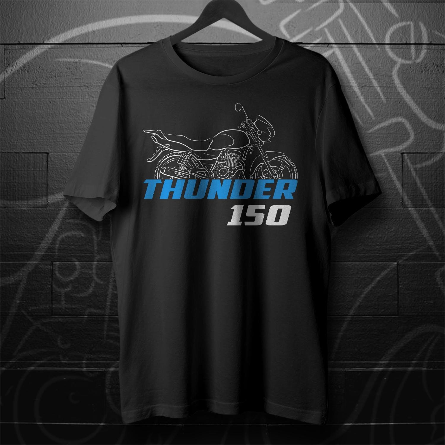 Suzuki Thunder 150 Inspired T-Shirt - Motorcycle Tee Shirt for Riders