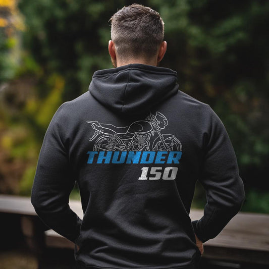 Suzuki Thunder 150 Inspired Hoodie - Motorcycle Sweatshirt for Riders