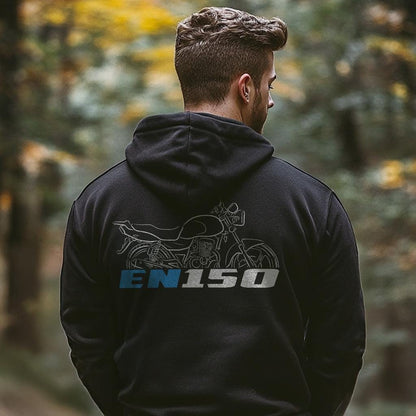 Suzuki EN150 Inspired Hoodie - Motorcycle Sweatshirt for Riders