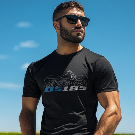 Suzuki DS185 1977 - 1981 Inspired T-Shirt - Motorcycle Tee Shirt for Riders