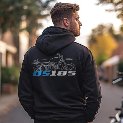 Suzuki DS185 1977 - 1981 Inspired Hoodie - Motorcycle Sweatshirt for Riders