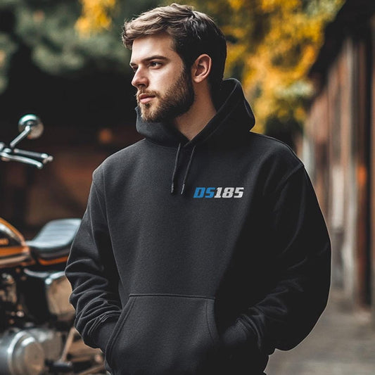 Suzuki DS185 1977 - 1981 Inspired Hoodie - Motorcycle Sweatshirt for Riders