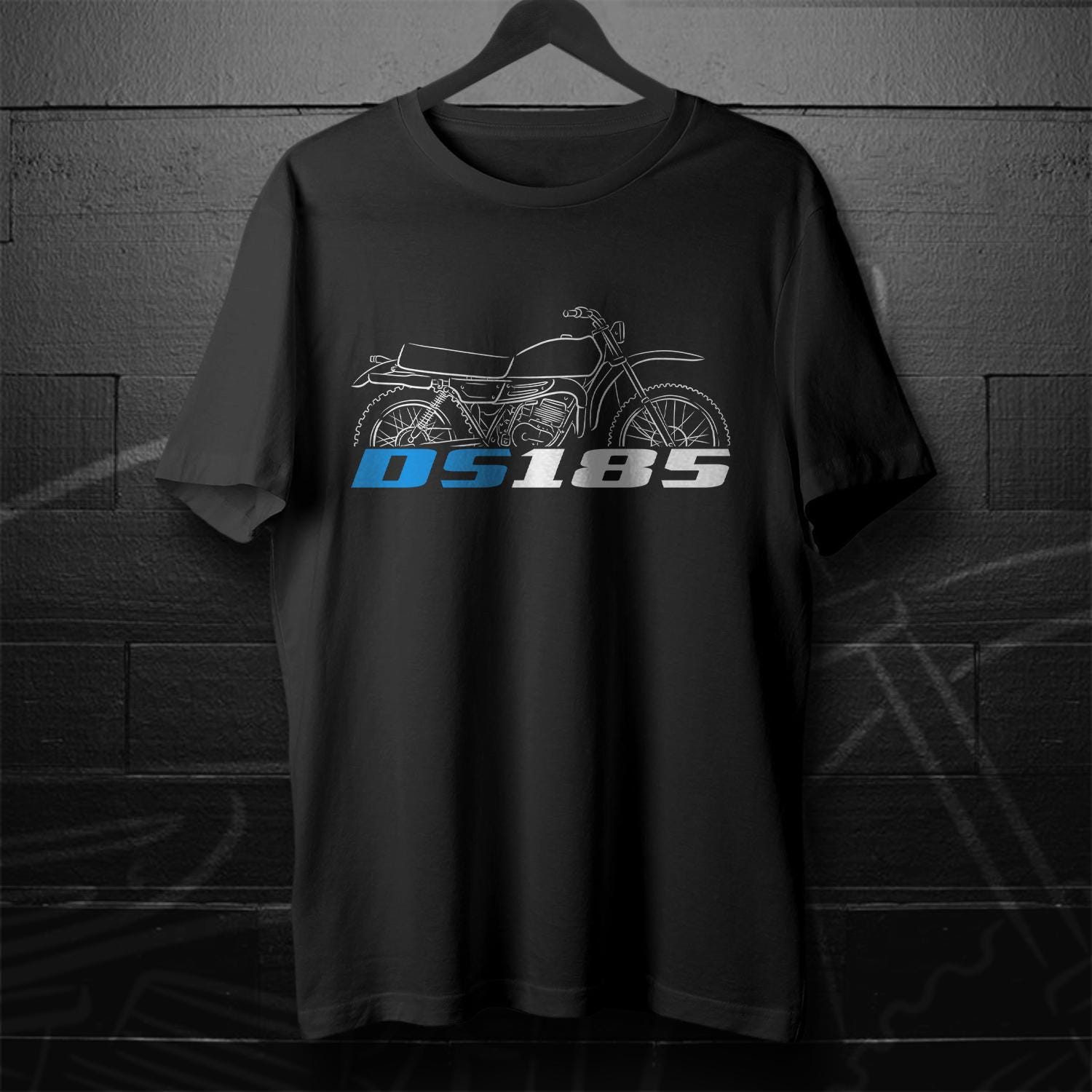 Suzuki DS185 1977 - 1981 Inspired T-Shirt - Motorcycle Tee Shirt for Riders
