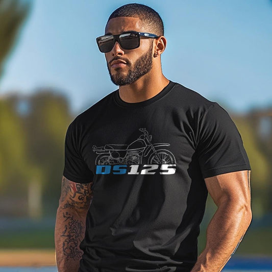 Suzuki DS125 Inspired T-Shirt - Motorcycle Tee Shirt for Riders