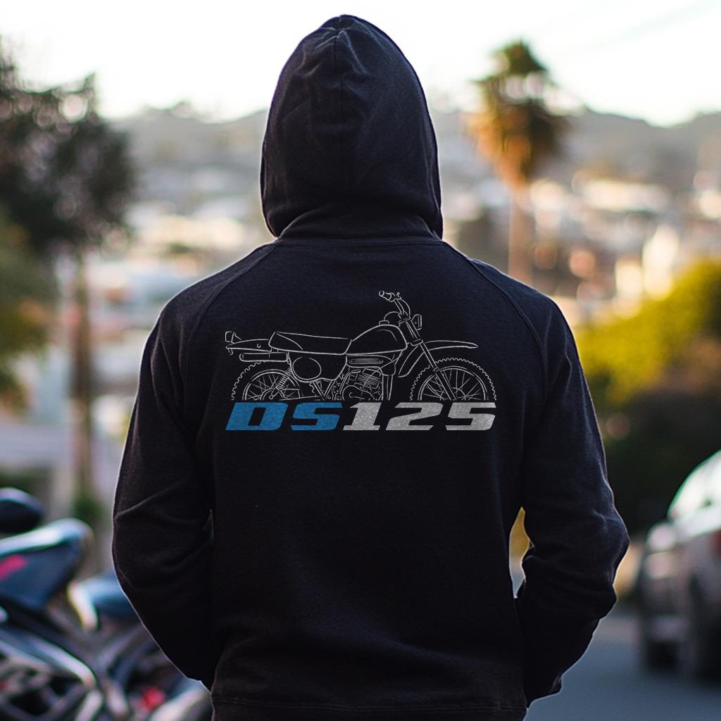 Suzuki DS125 Inspired Hoodie - Motorcycle Sweatshirt for Riders