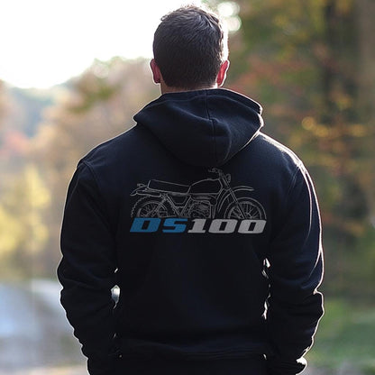 Suzuki DS100 Inspired Hoodie - Motorcycle Sweatshirt for Riders