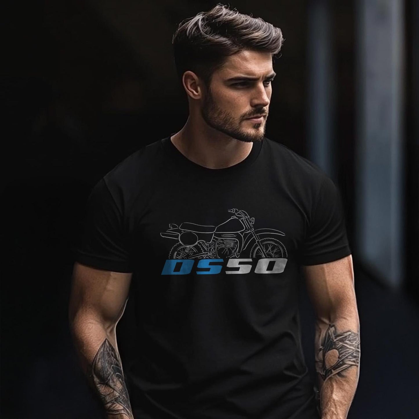 Suzuki DS50 Inspired T-Shirt - Motorcycle Tee Shirt for Riders
