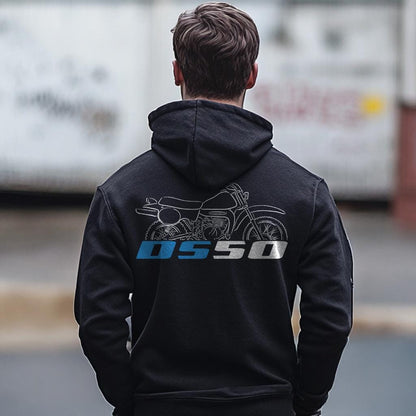 Suzuki DS50 Inspired Hoodie - Motorcycle Sweatshirt for Riders