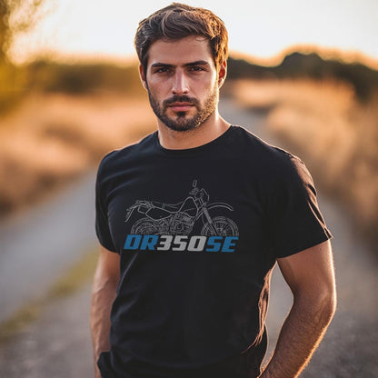 Suzuki DR350 Inspired T-Shirt - Motorcycle Tee Shirt for Riders