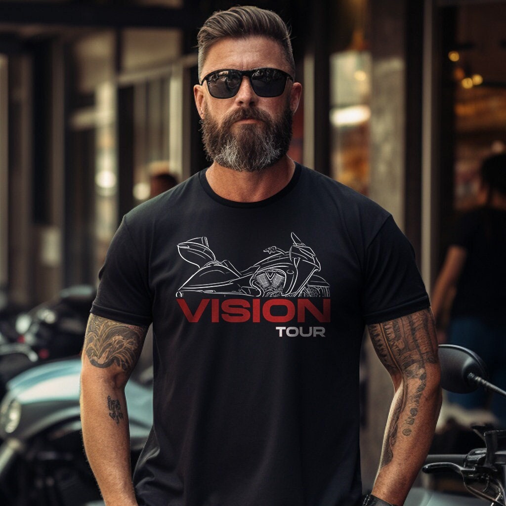 Victory Vision Tour T-Shirt - Motorcycle Tee Shirt for Bikers