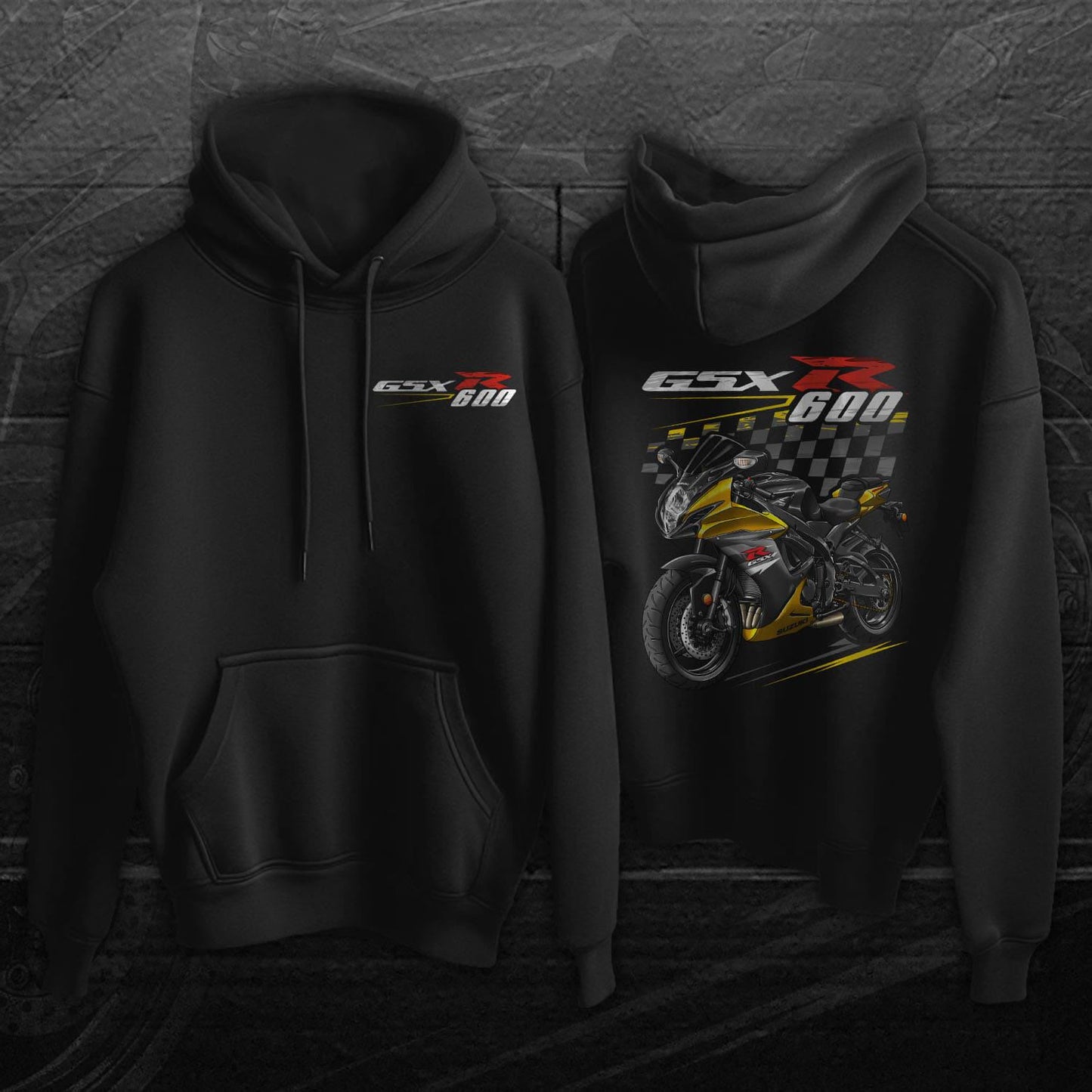 Suzuki GSX-R600 2016-18 Inspired Hoodie - Motorcycle Sweatshirt