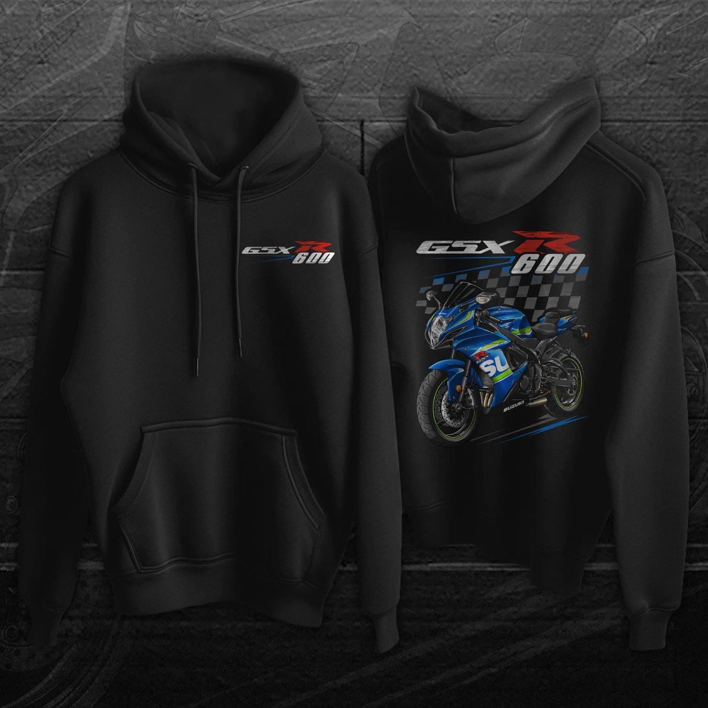 Suzuki GSX-R600 2016-18 Inspired Hoodie - Motorcycle Sweatshirt