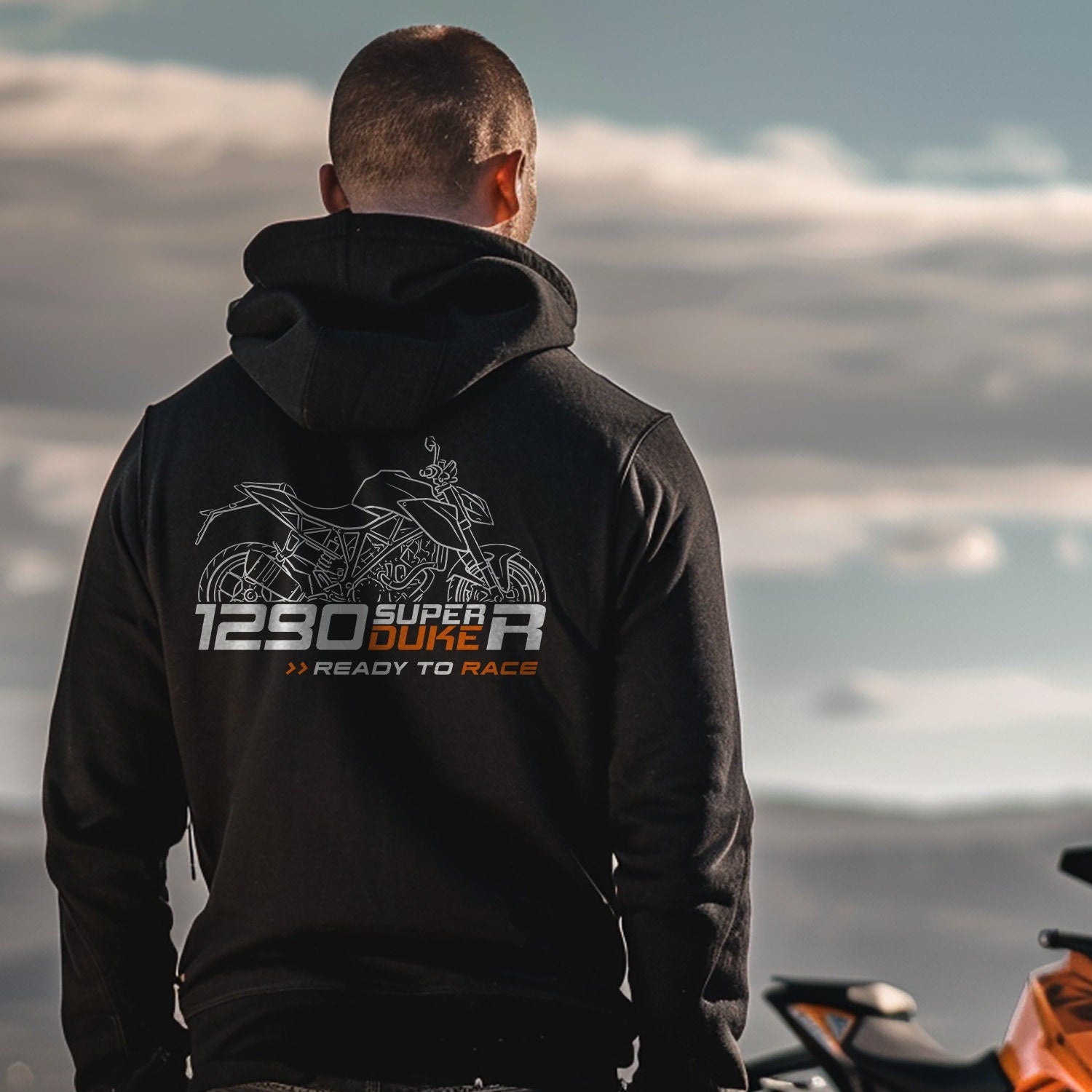 KTM 1290 Super Duke R Hoodie - Motorcycle Sweatshirt for Riders