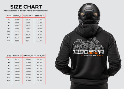 KTM 1290 Super Duke R Hoodie - Motorcycle Sweatshirt for Riders