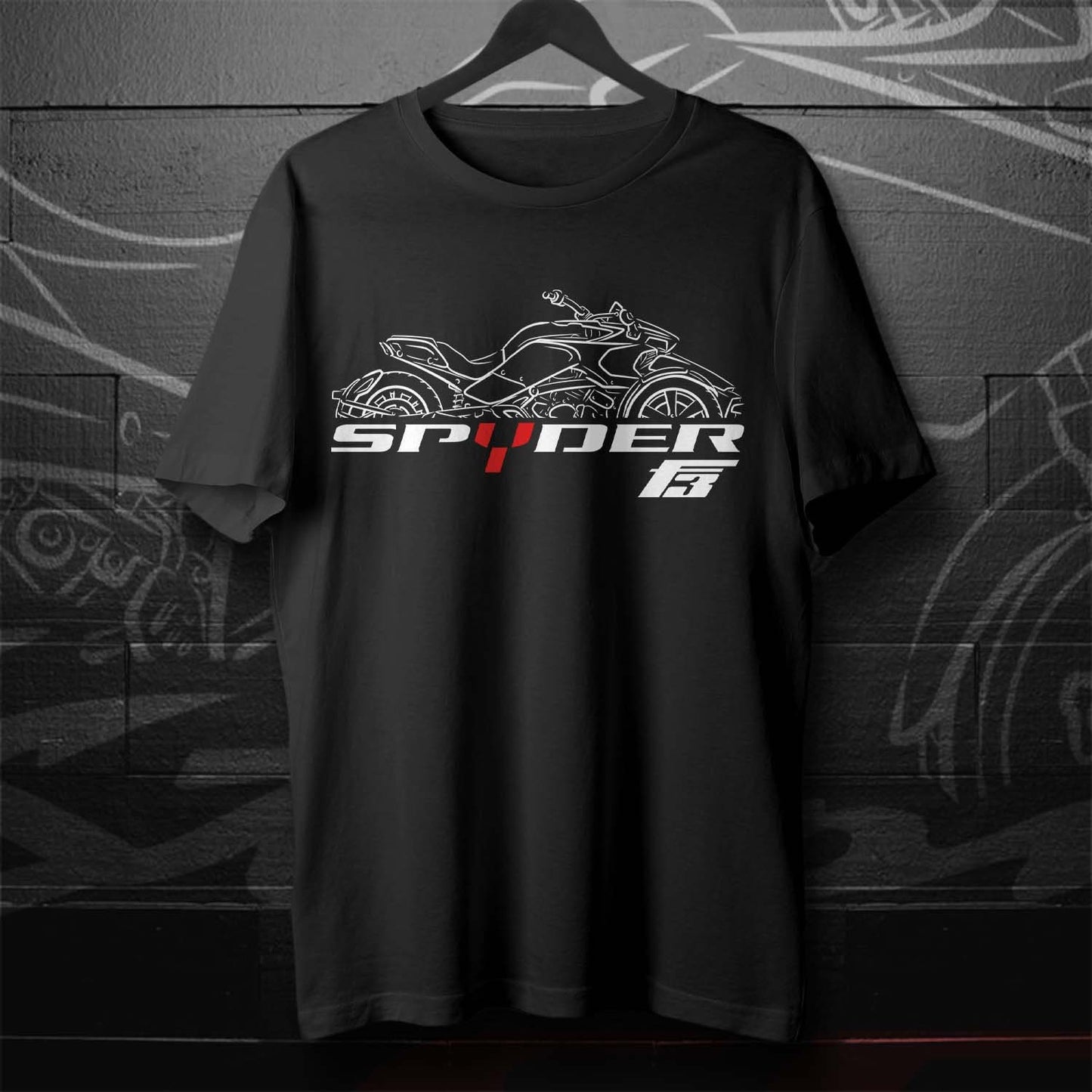 Can-Am Spyder F3 T-Shirt - Motorcycle Tee Shirt for Riders