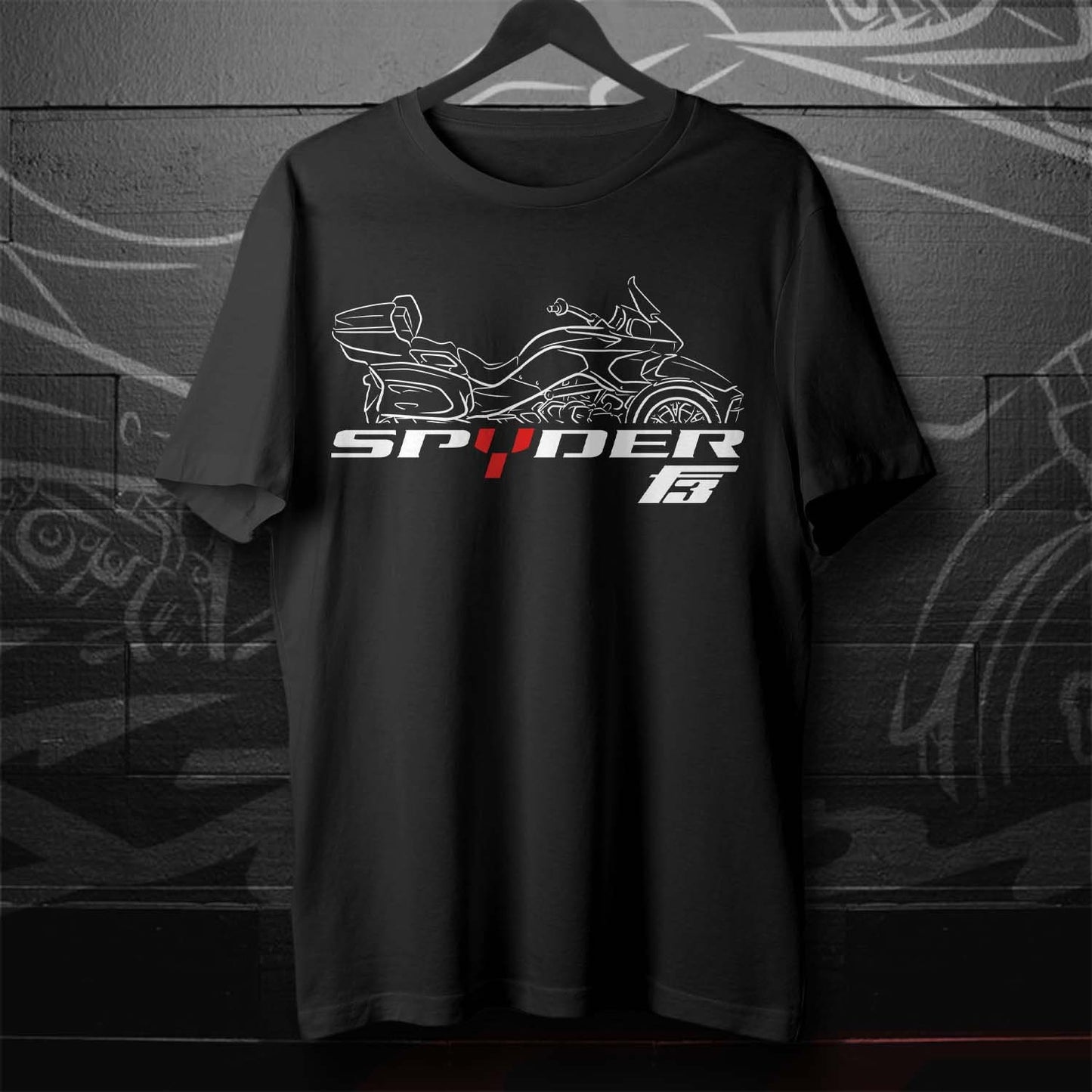 Can-Am Spyder F3 T-Shirt - Motorcycle Tee Shirt for Riders