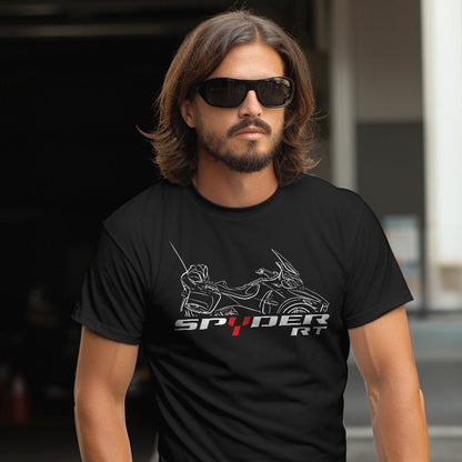 Can-Am Spyder RT T-Shirt - Motorcycle Tee Shirt for Riders