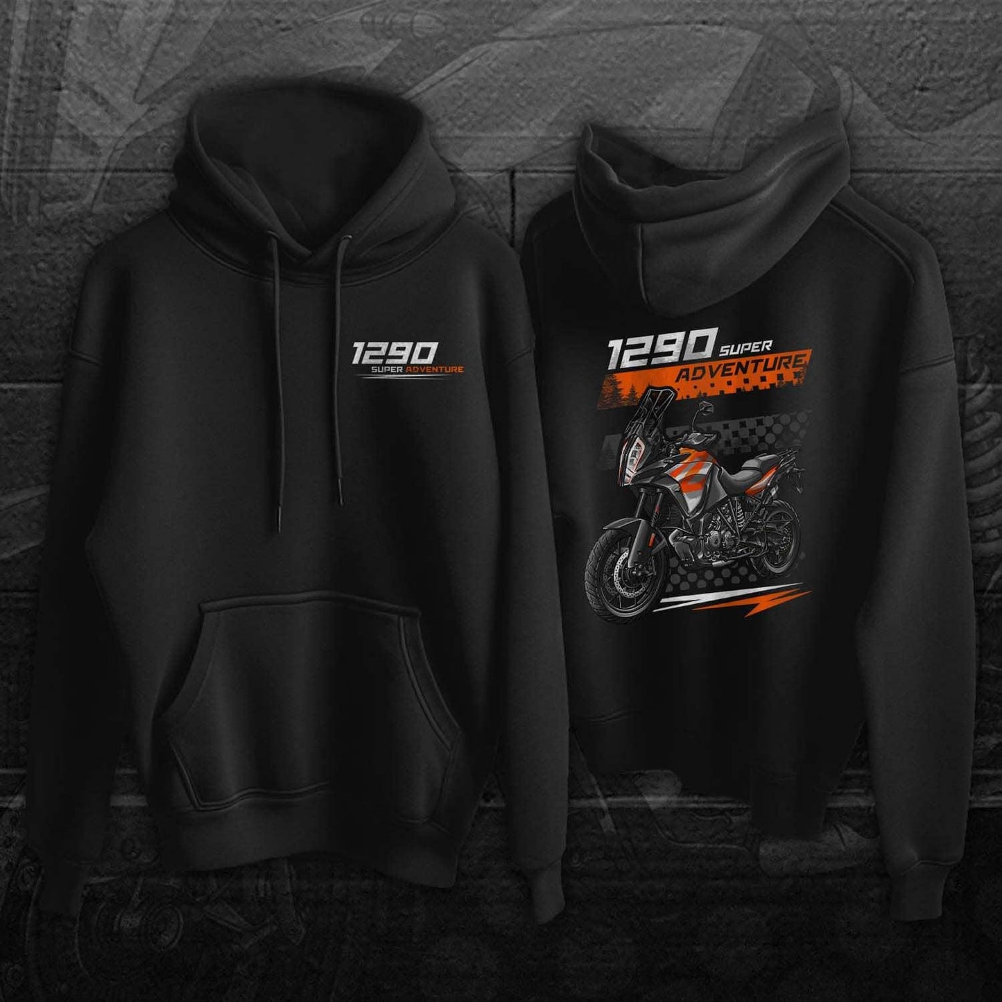KTM 1290 Super Adventure 2015-20 Inspired Hoodie - ADV Motorcycle Sweatshirt