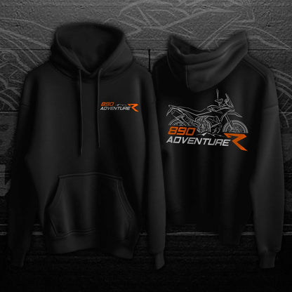 KTM 890 Adventure Hoodie - Motorcycle Sweatshirt for ADV Riders