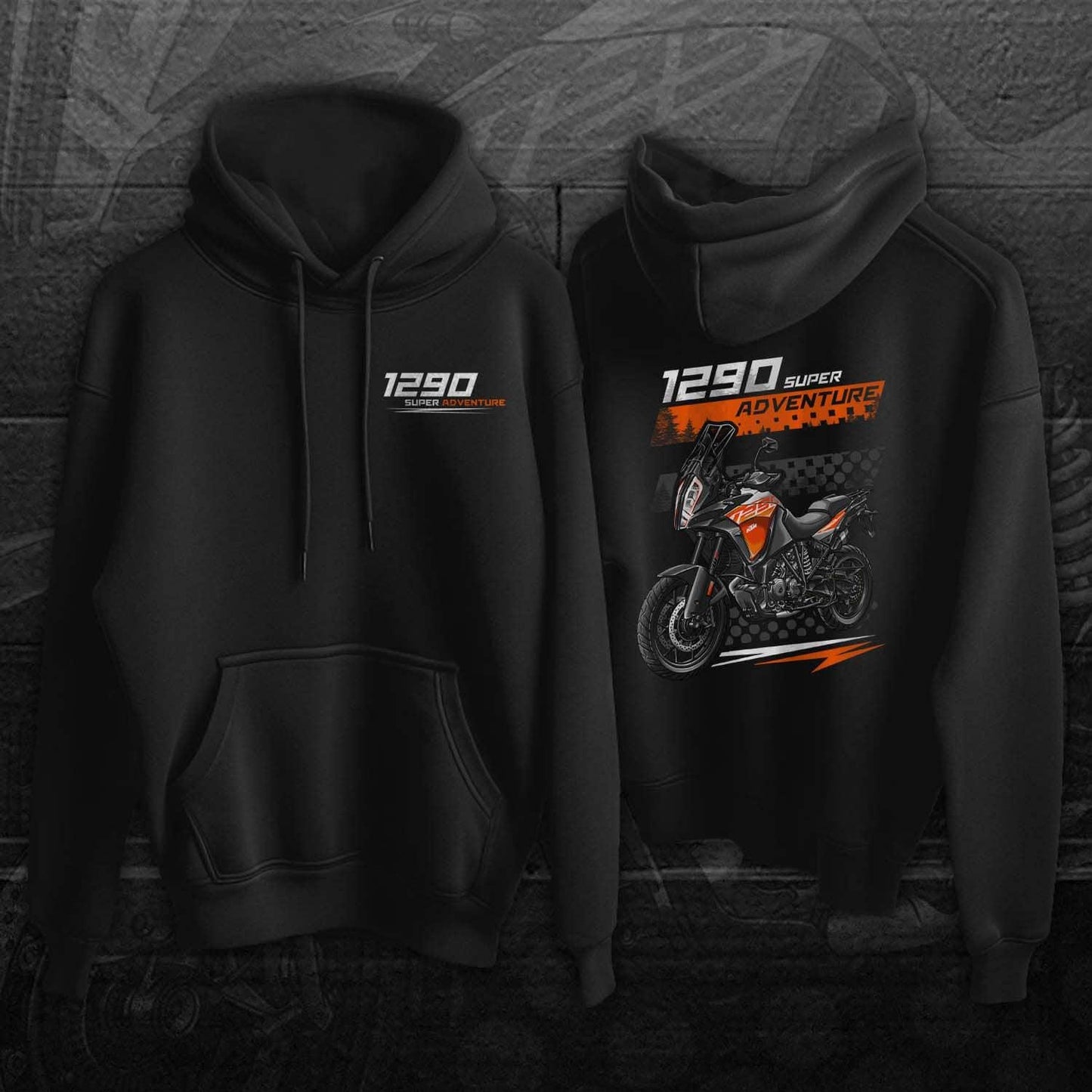KTM 1290 Super Adventure 2015-20 Inspired Hoodie - ADV Motorcycle Sweatshirt
