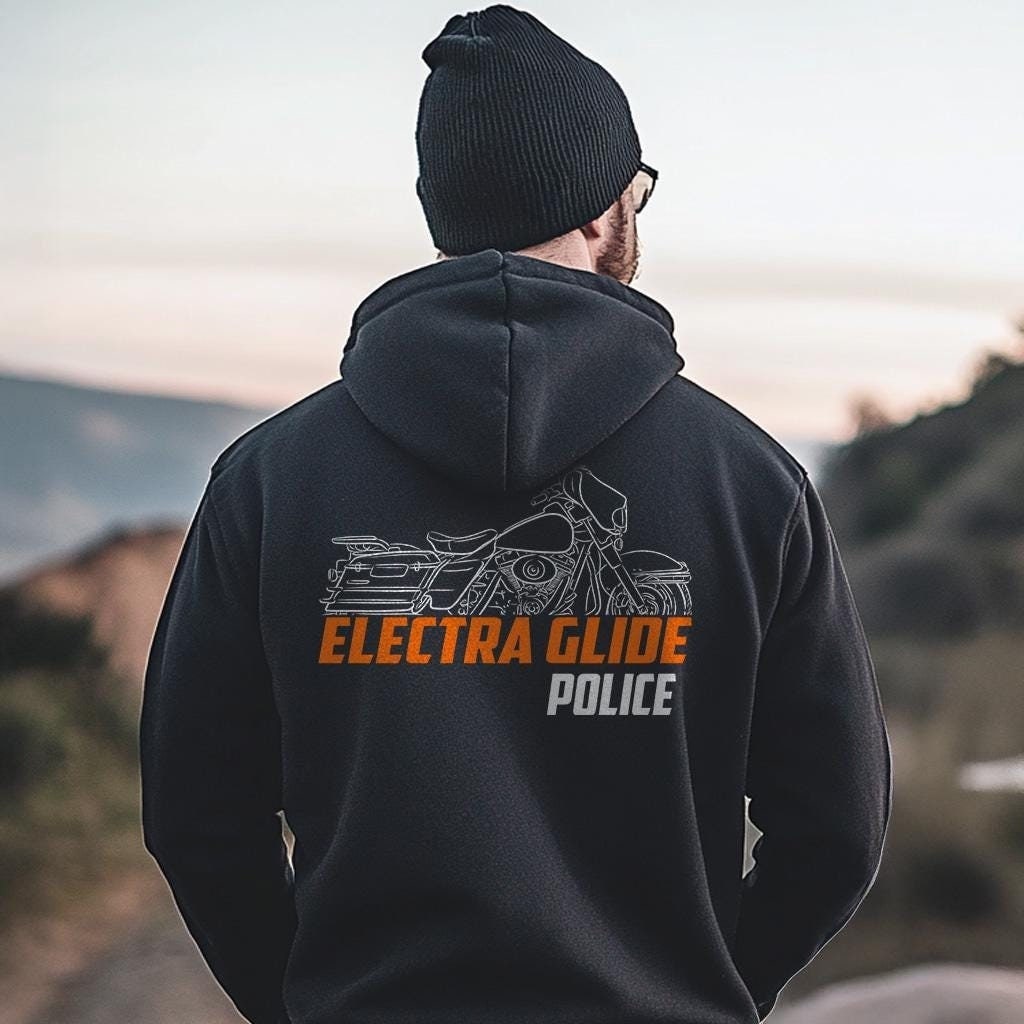 Harley-Davidson Electra Glide Police FLHTPEI 2006 Inspired Hoodie - Biker Motorcycle Sweatshirt