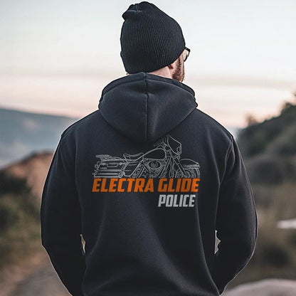 Harley-Davidson Electra Glide Police FLHTPEI 2006 Inspired Hoodie - Biker Motorcycle Sweatshirt