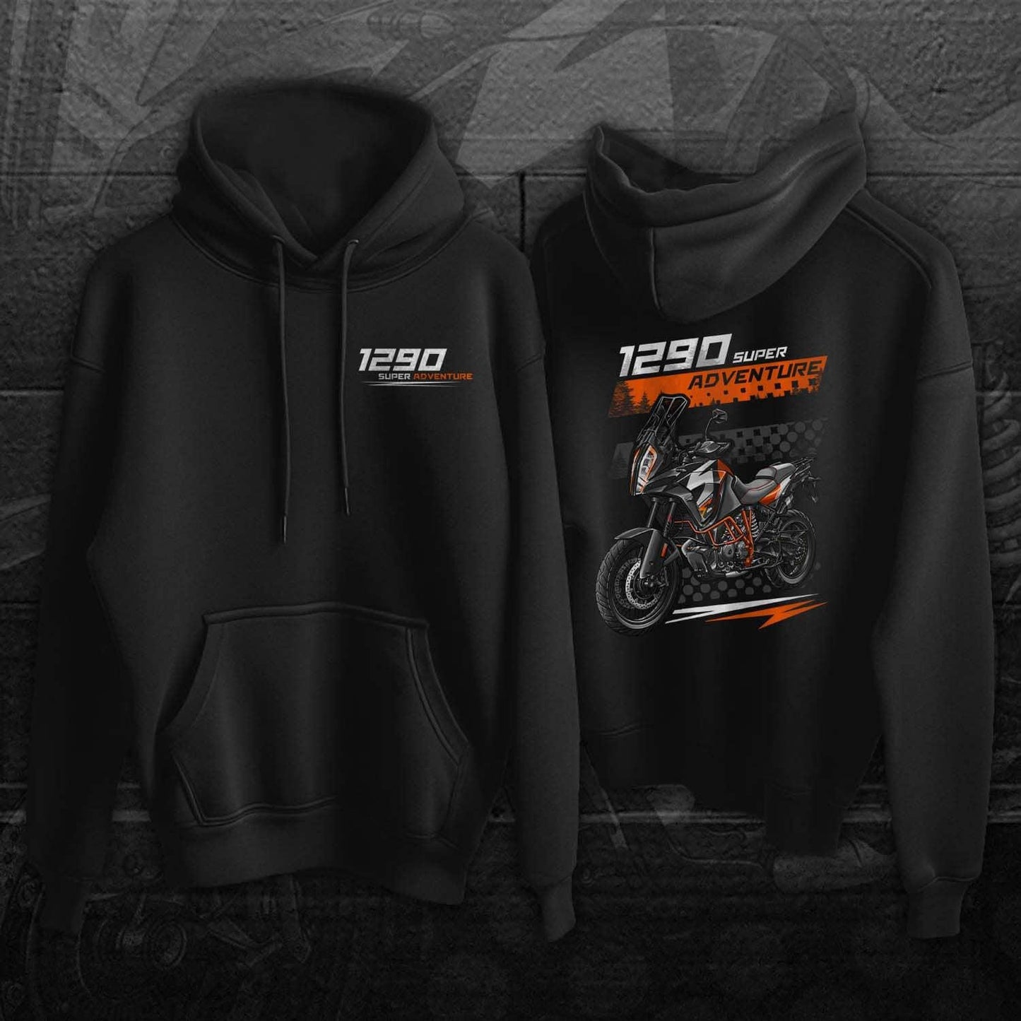KTM 1290 Super Adventure 2015-20 Inspired Hoodie - ADV Motorcycle Sweatshirt