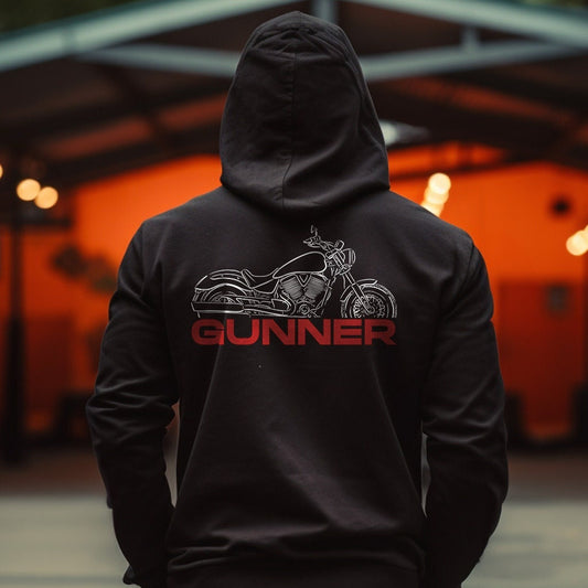 Victory Gunner Hoodie - Motorcycle Sweatshirt for Bikers