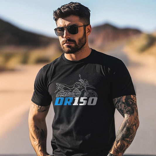 Suzuki DR150 Inspired T-Shirt - Motorcycle Tee Shirt for Riders
