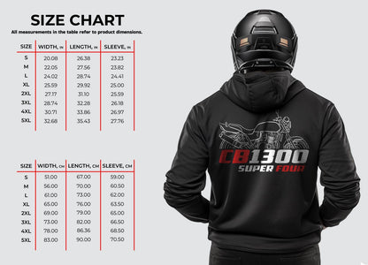 Honda CB1300 Inspired Hoodie - Motorcycle Sweatshirt