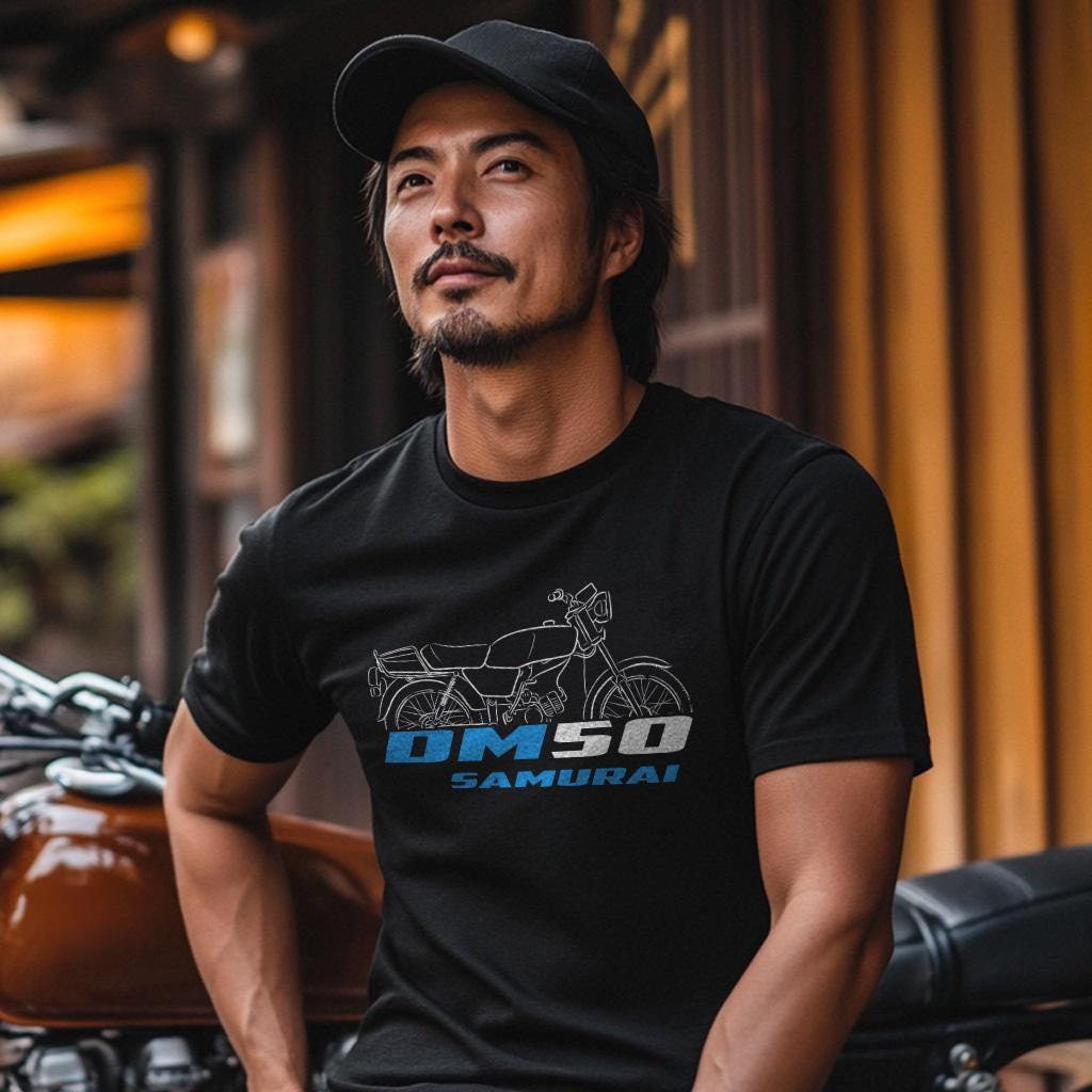 Suzuki DM50 Samurai Inspired T-Shirt - Motorcycle Tee Shirt for Riders