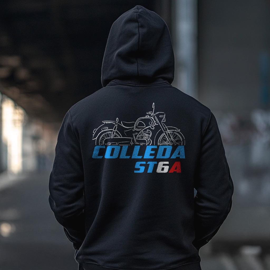 Suzuki Colleda ST6A 1959 Inspired Hoodie - Motorcycle Sweatshirt for Riders