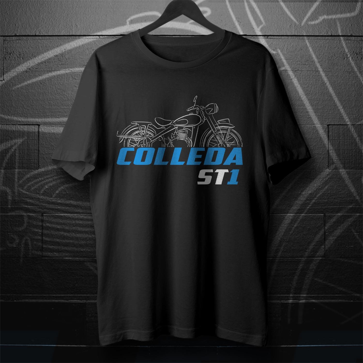Suzuki Colleda ST1 1955 Inspired T-Shirt - Motorcycle Tee Shirt for Riders