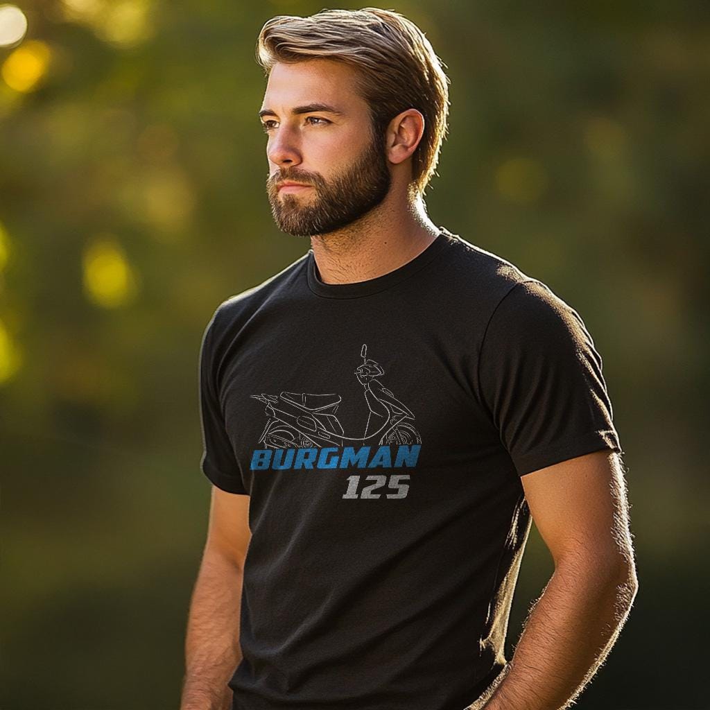 Suzuki AN125 Burgman Inspired T-Shirt - Motorcycle Tee Shirt for Riders