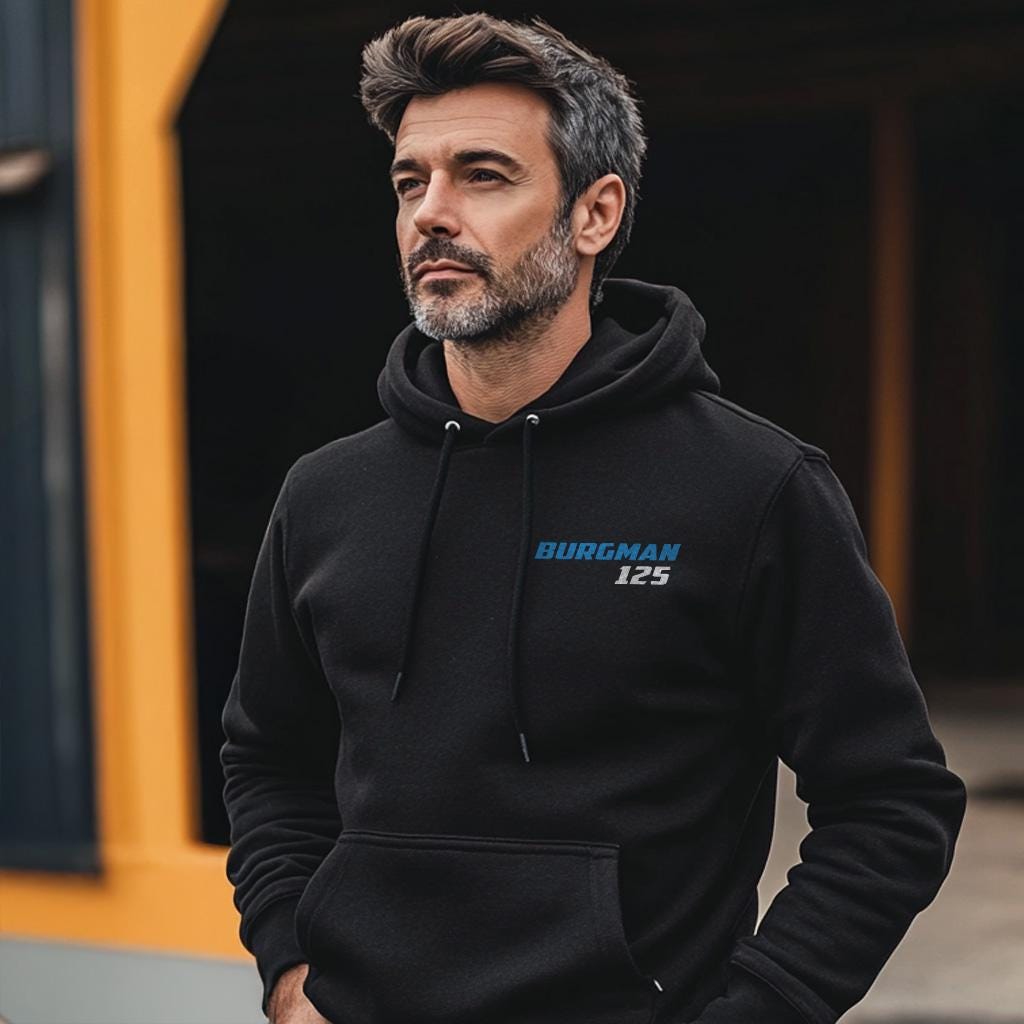 Suzuki AN125 Burgman Inspired Hoodie - Motorcycle Sweatshirt for Riders