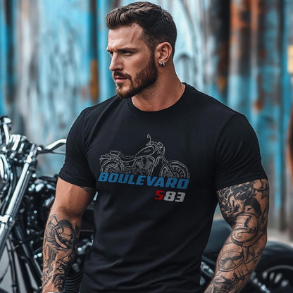 Suzuki Boulevard S83 Inspired T-Shirt - Motorcycle Tee Shirt for Riders