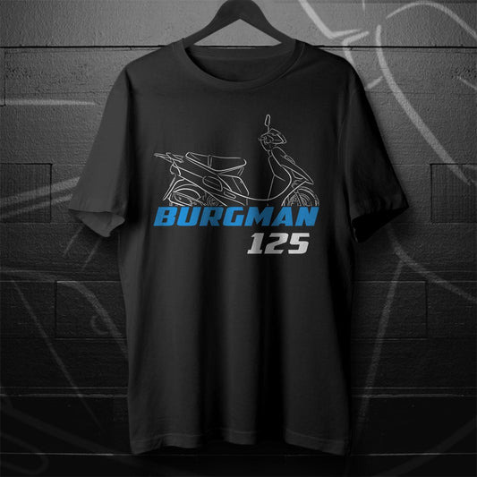 Suzuki AN125 Burgman Inspired T-Shirt - Motorcycle Tee Shirt for Riders
