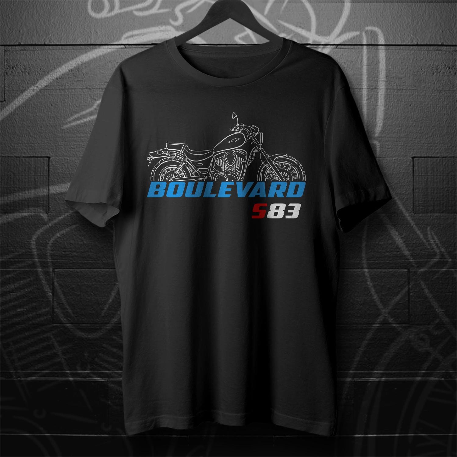 Suzuki Boulevard S83 Inspired T-Shirt - Motorcycle Tee Shirt for Riders
