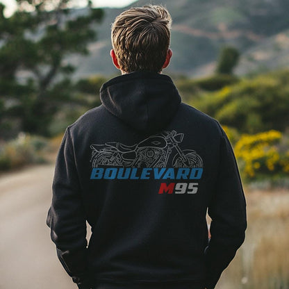 Suzuki Boulevard M95 Inspired Hoodie - Motorcycle Sweatshirt for Riders