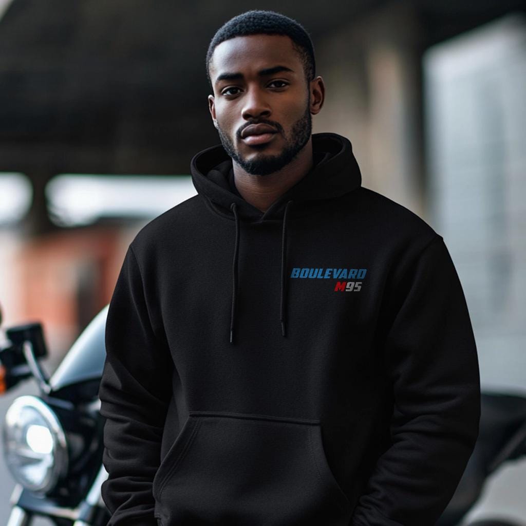 Suzuki Boulevard M95 Inspired Hoodie - Motorcycle Sweatshirt for Riders