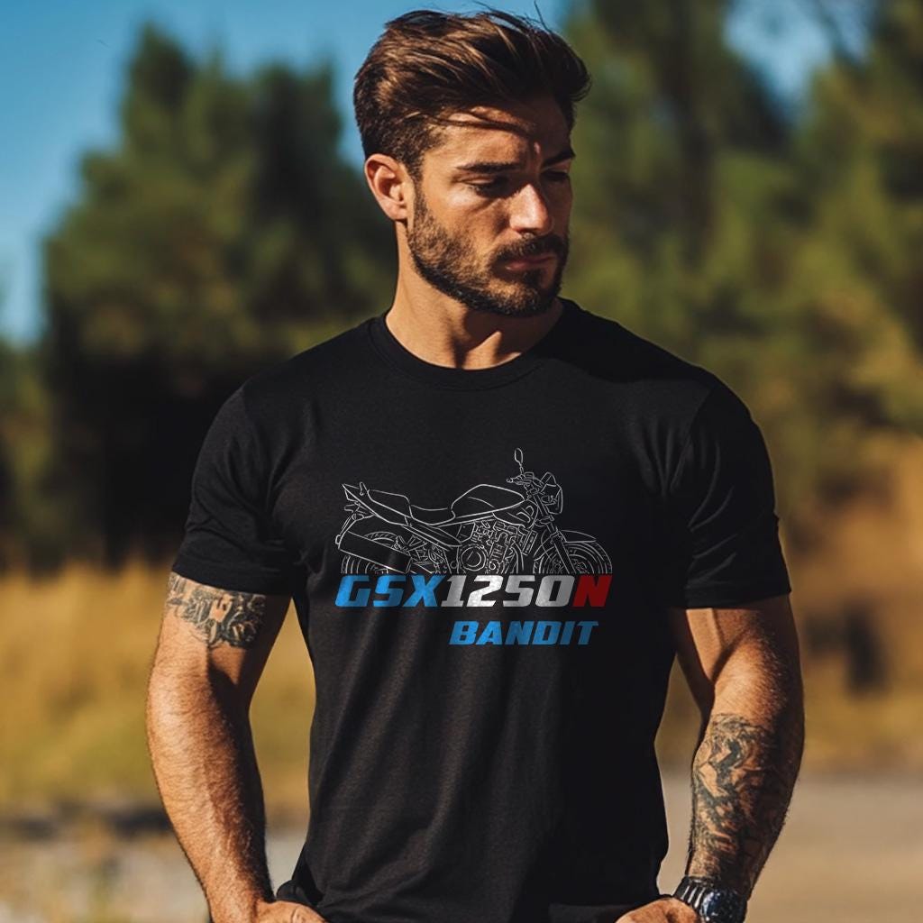 Suzuki GSX1250N Bandit Inspired T-Shirt - Motorcycle Tee Shirt for Riders