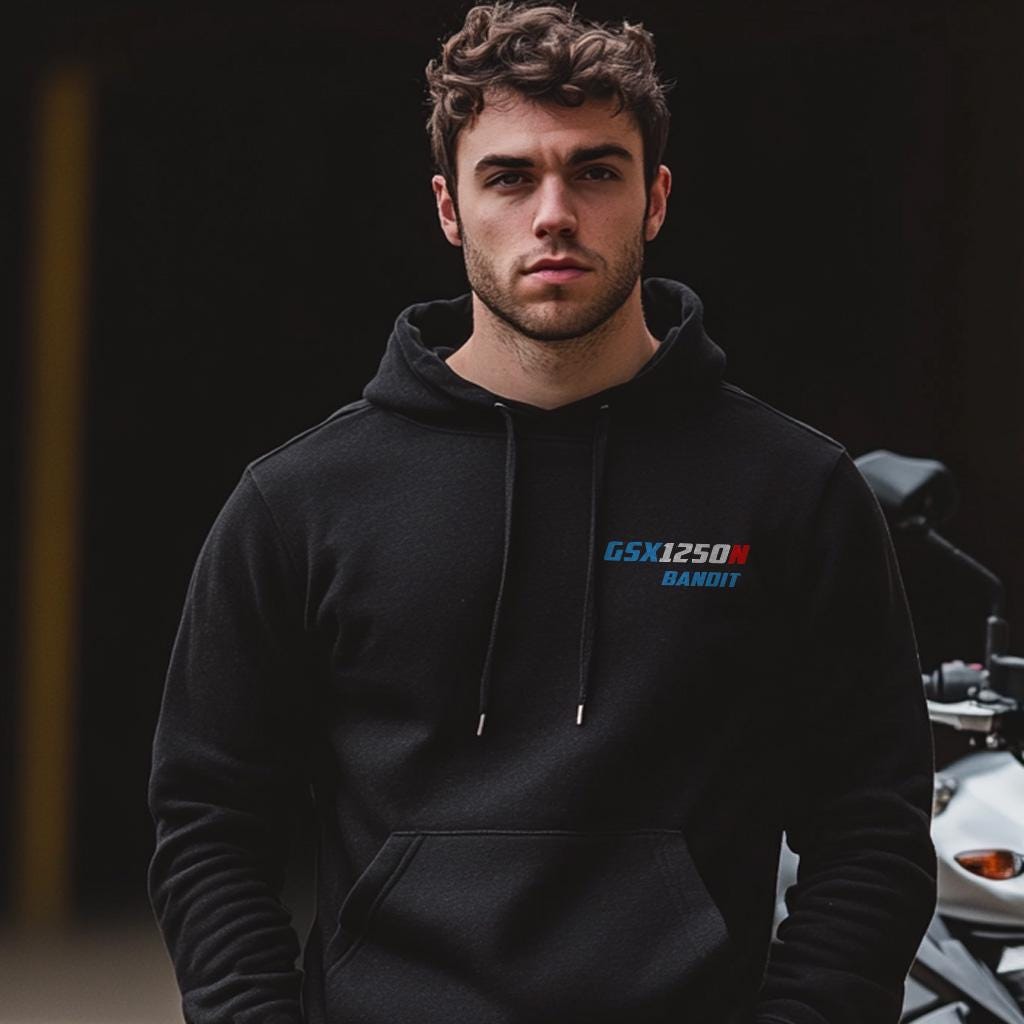 Suzuki GSX1250N Bandit Inspired Hoodie - Motorcycle Sweatshirt for Riders