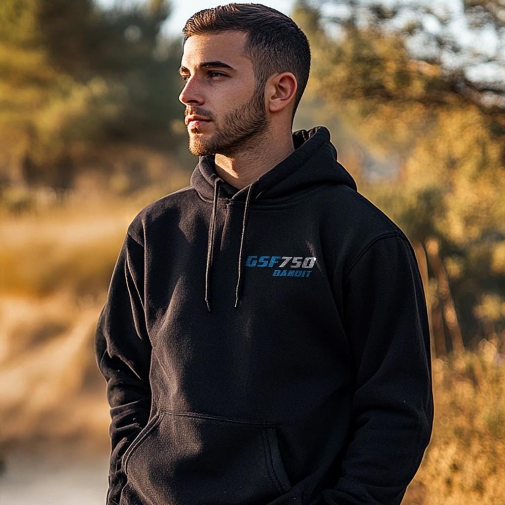 Suzuki GSF750 Bandit Inspired Hoodie - Motorcycle Sweatshirt for Riders